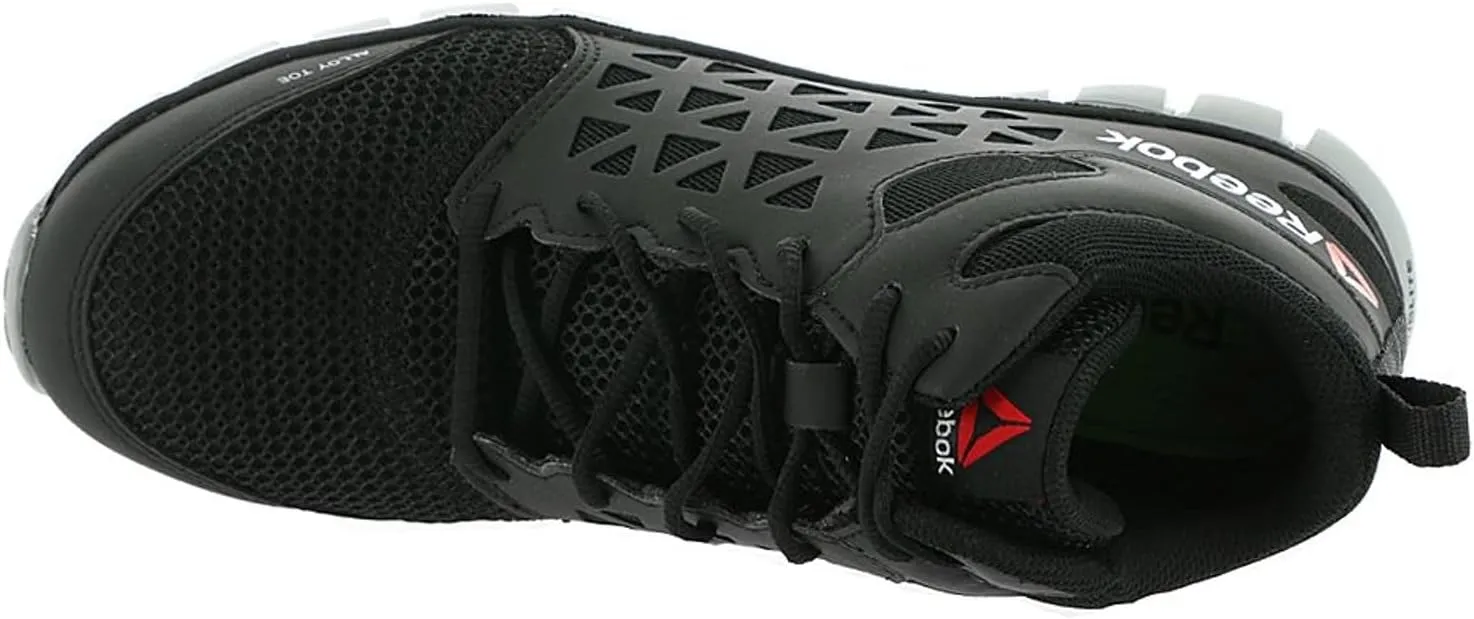 Reebok Mens Sublite Cushion Mid Alloy Toe ESD Work Safety Shoes Casual - Black