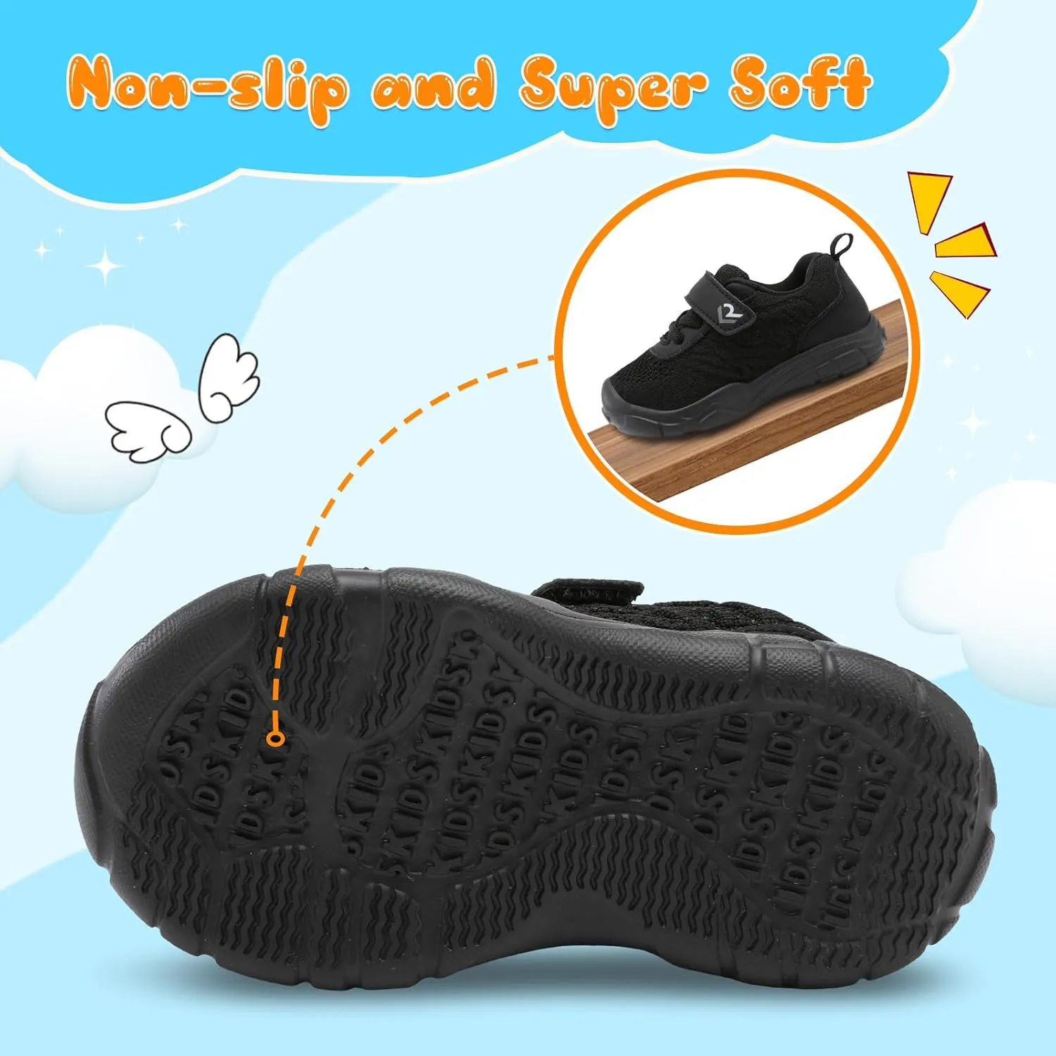 relxfeet Toddler Boys Girls Shoes Wide Toe Box Barefoot Sneakers Fashion Lightweight Breathable Tennis Walking Shoes