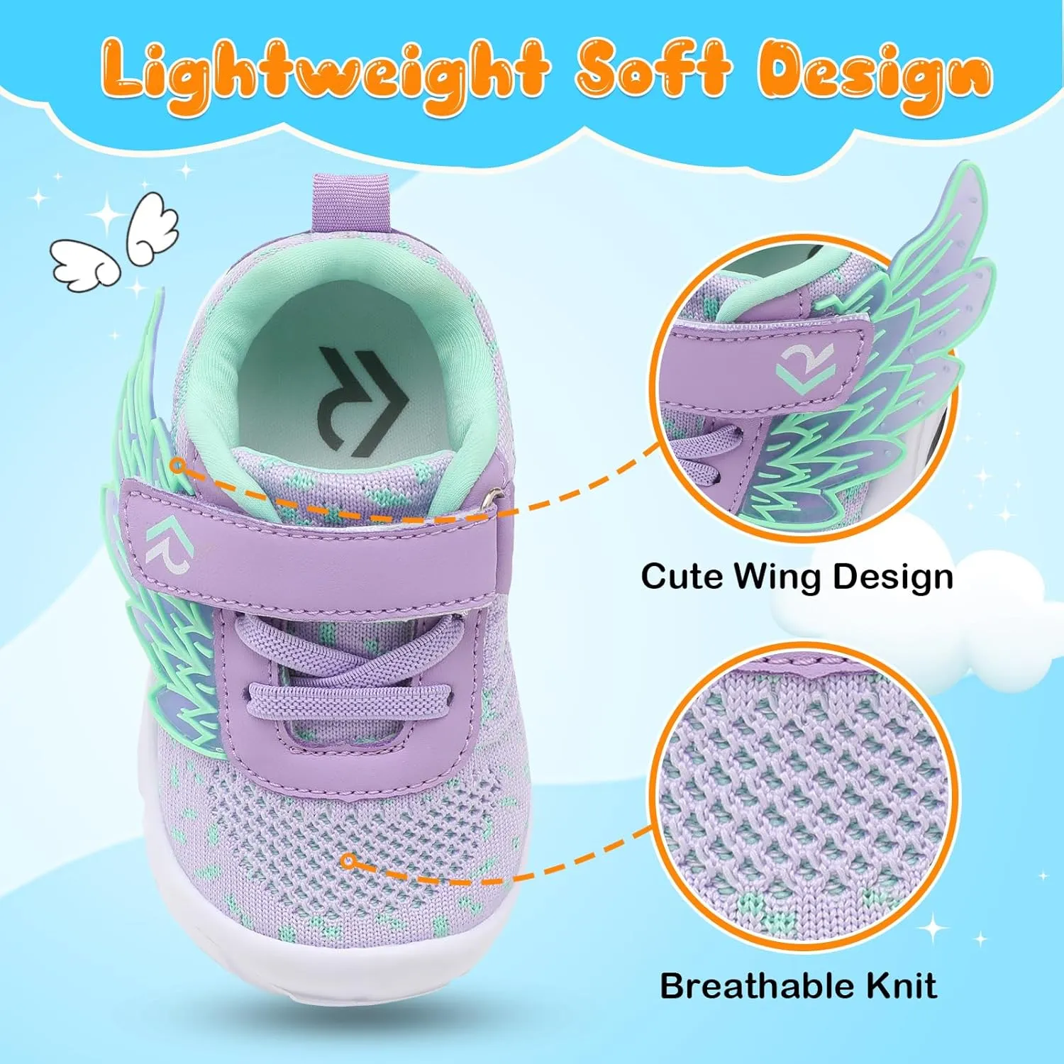 relxfeet Toddler Boys Girls Shoes Wide Toe Box Barefoot Sneakers Fashion Lightweight Breathable Tennis Walking Shoes