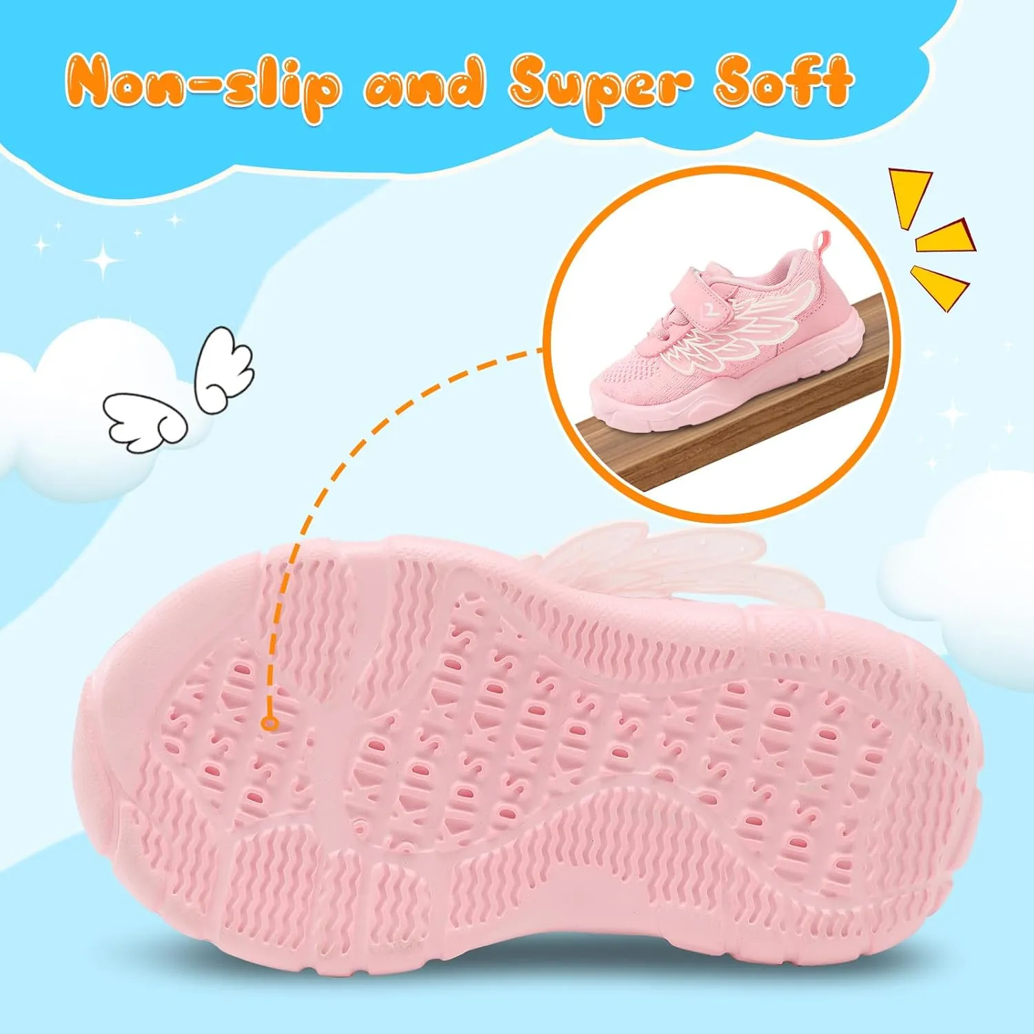 relxfeet Toddler Boys Girls Shoes Wide Toe Box Barefoot Sneakers Fashion Lightweight Breathable Tennis Walking Shoes