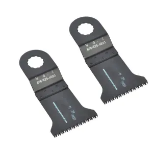 Replacement 2 Pack 45mm Japan Cut Tooth HCS Multi-Tool Saw Single Blade Display Pack Fits for Fein Multimaster Rockwell Sonicrafter Oscillating Tools for Versa Tool SB1C-D