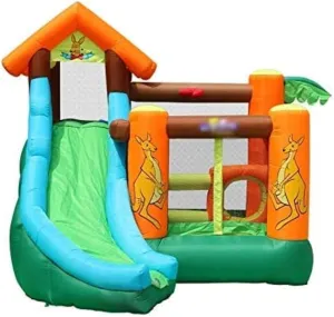 ROLTIN Bounce House for Kids Inflatable Castle Outdoor Large Scale Home Trampoline Naughty Castle Toy Blowing Slide Indoor Children's Trampoline Summer Gift