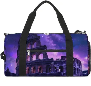 Rome Italy Famous Ancient Landmark Gym Bag for Men Women Lightweight Duffel Bag Sports Workout Bag for Travel Yoga