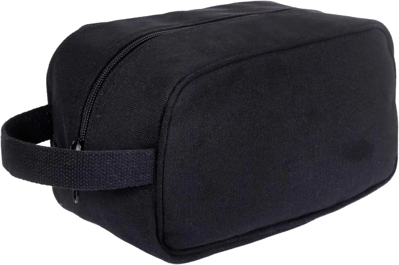 Rothco Canvas Travel Kit Bag Toiletry Bag Military Dopp Kit