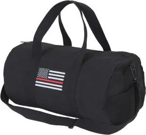 Rothco Thin Red Line Canvas Shoulder Duffle Bag - 19 Inch