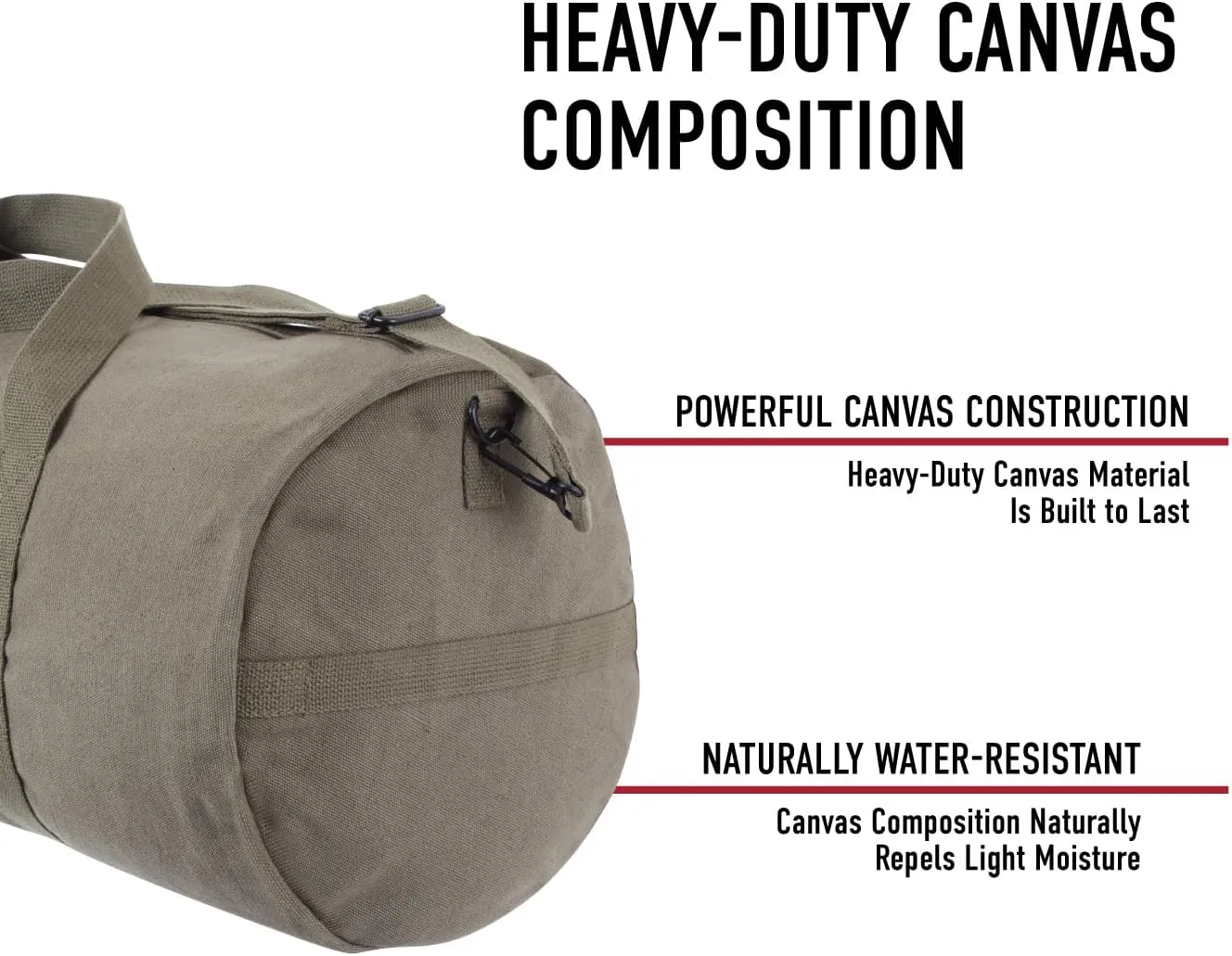 Rothco Waxed Canvas Shoulder Duffle Bag