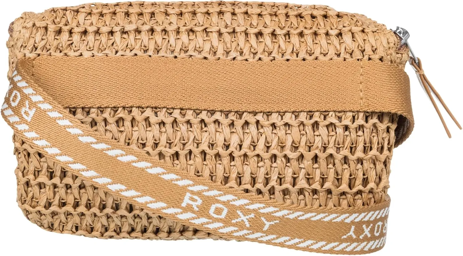Roxy Women's Sling Bag | Crochet | Woven | Fanny Pack | Waist Bag | Travel | Beach | Vacation | Natural