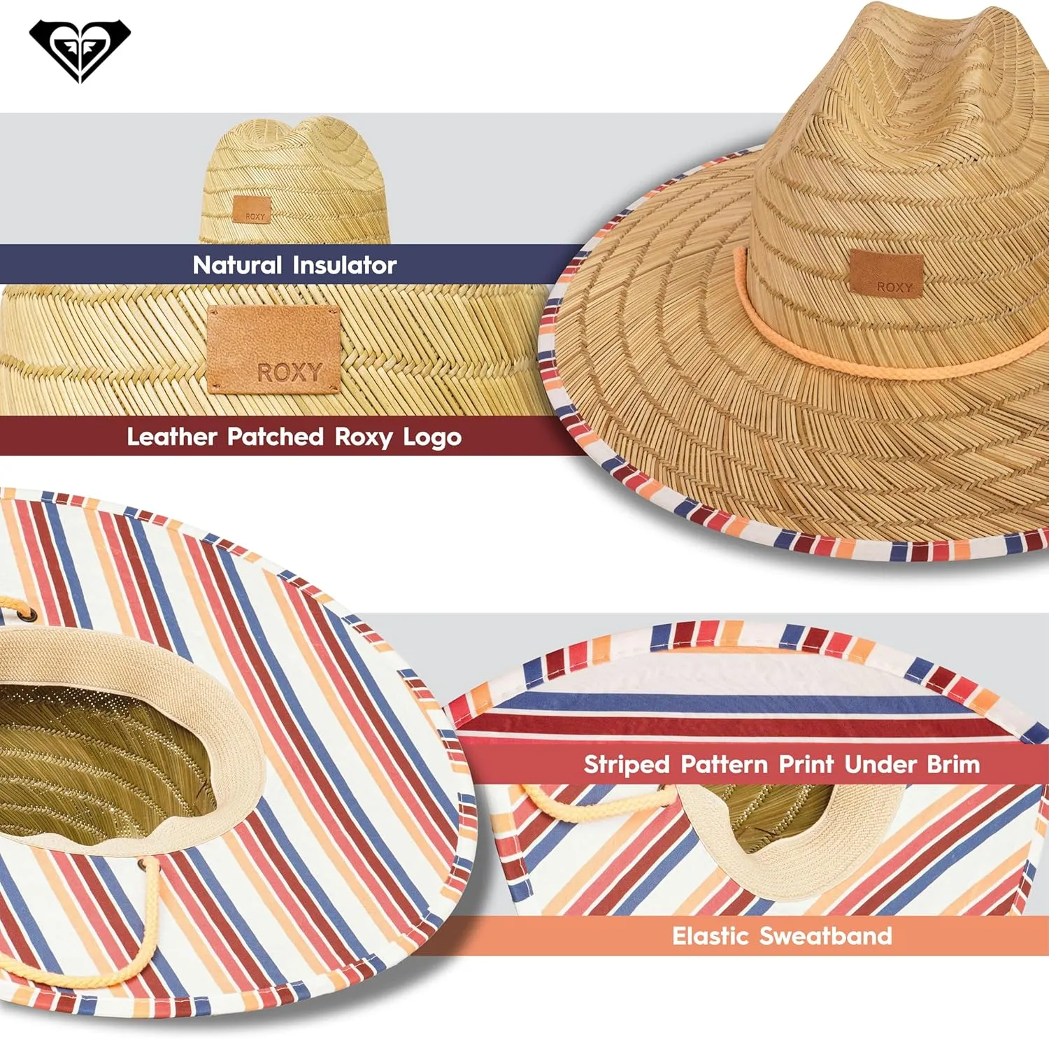 Roxy Women's Tomboy Straw Hat