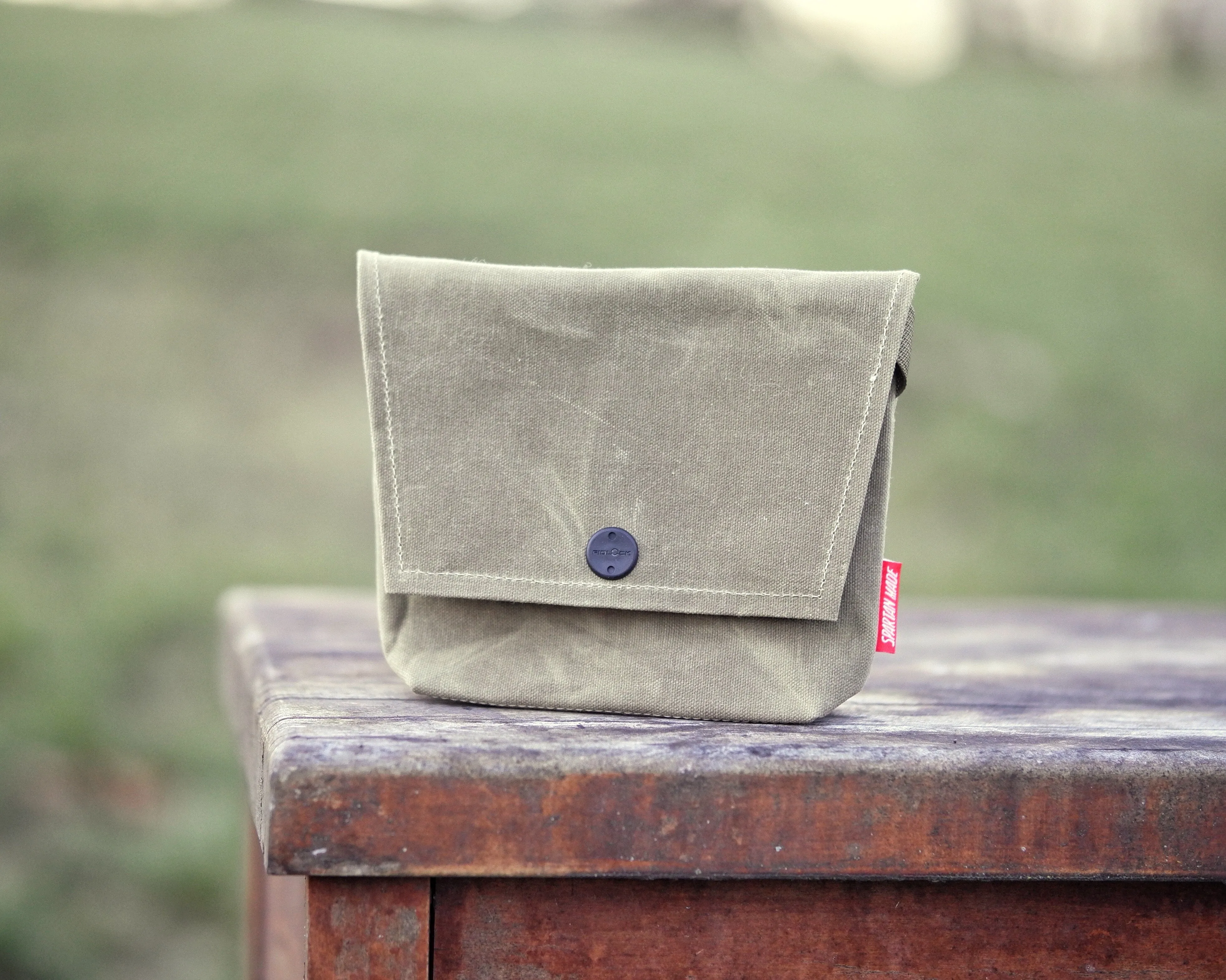 Sacoche in Waxed Canvas
