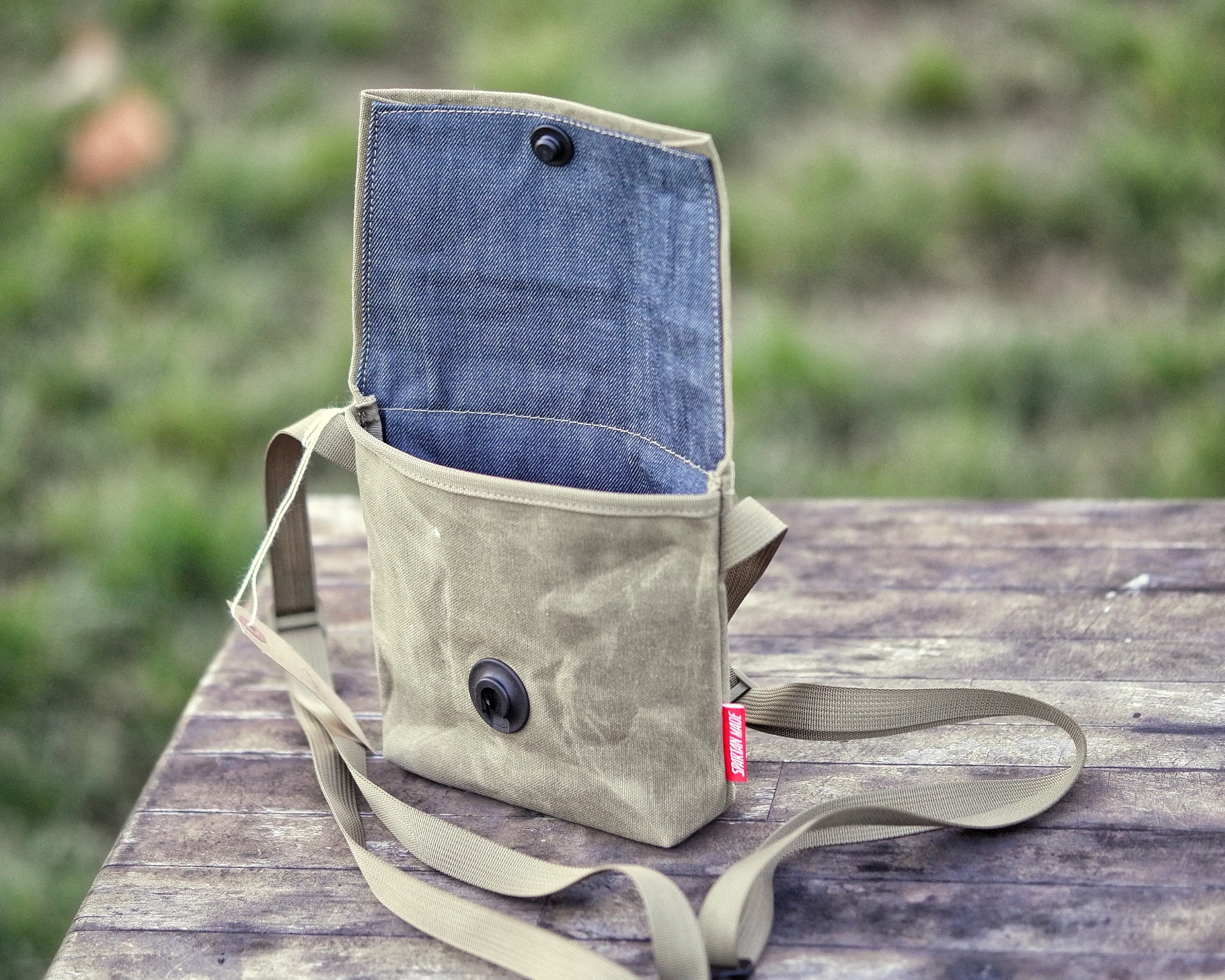 Sacoche in Waxed Canvas