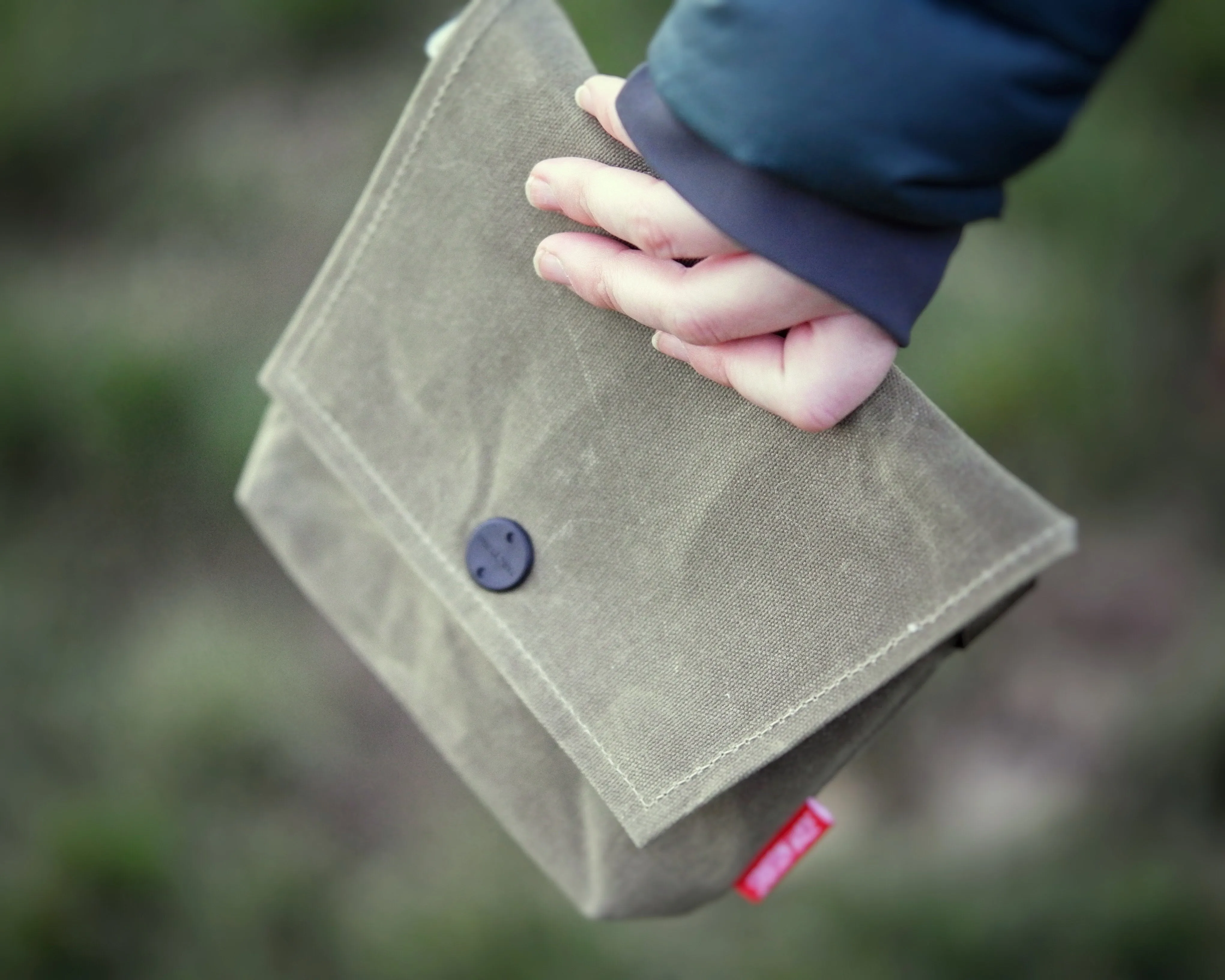 Sacoche in Waxed Canvas