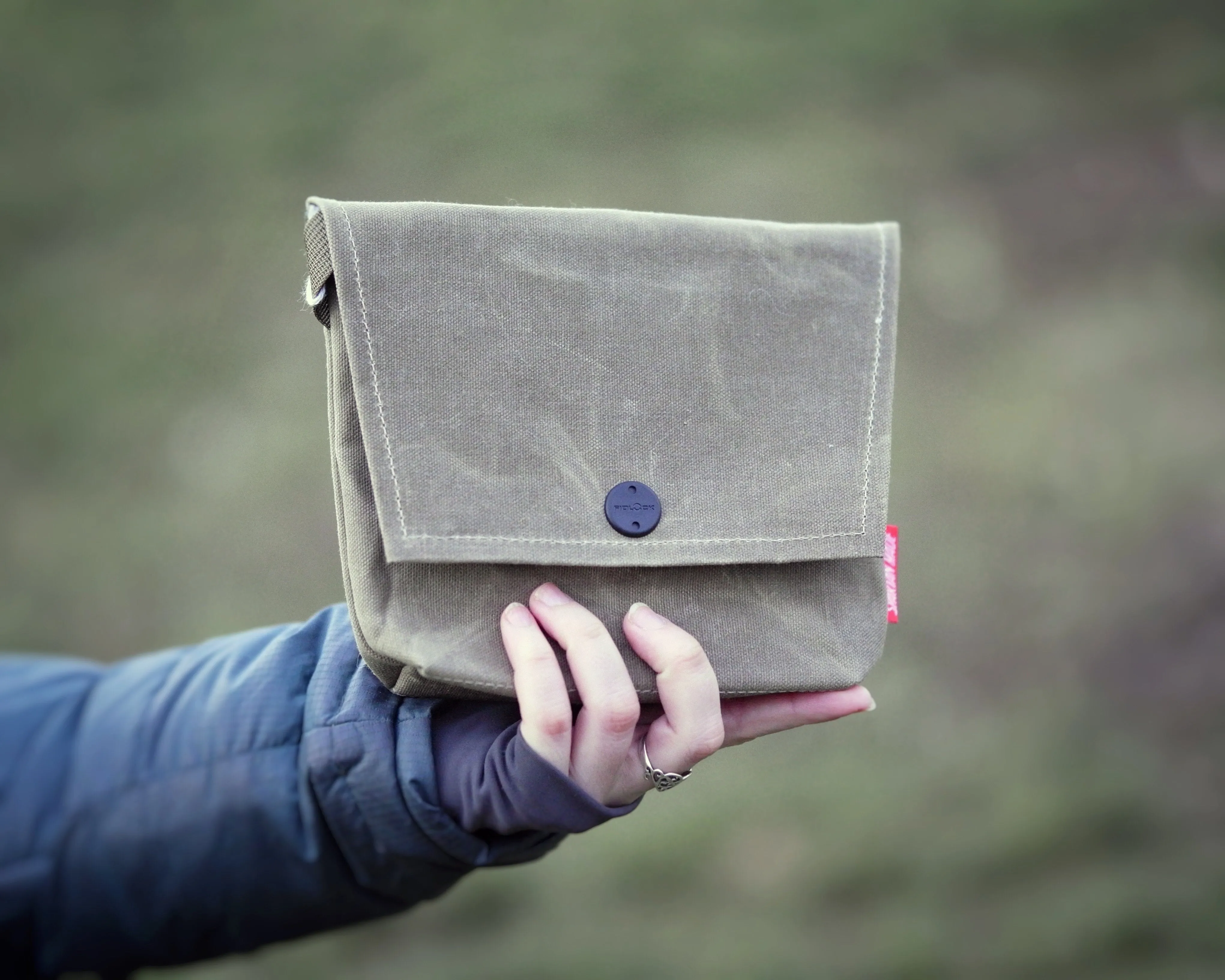 Sacoche in Waxed Canvas