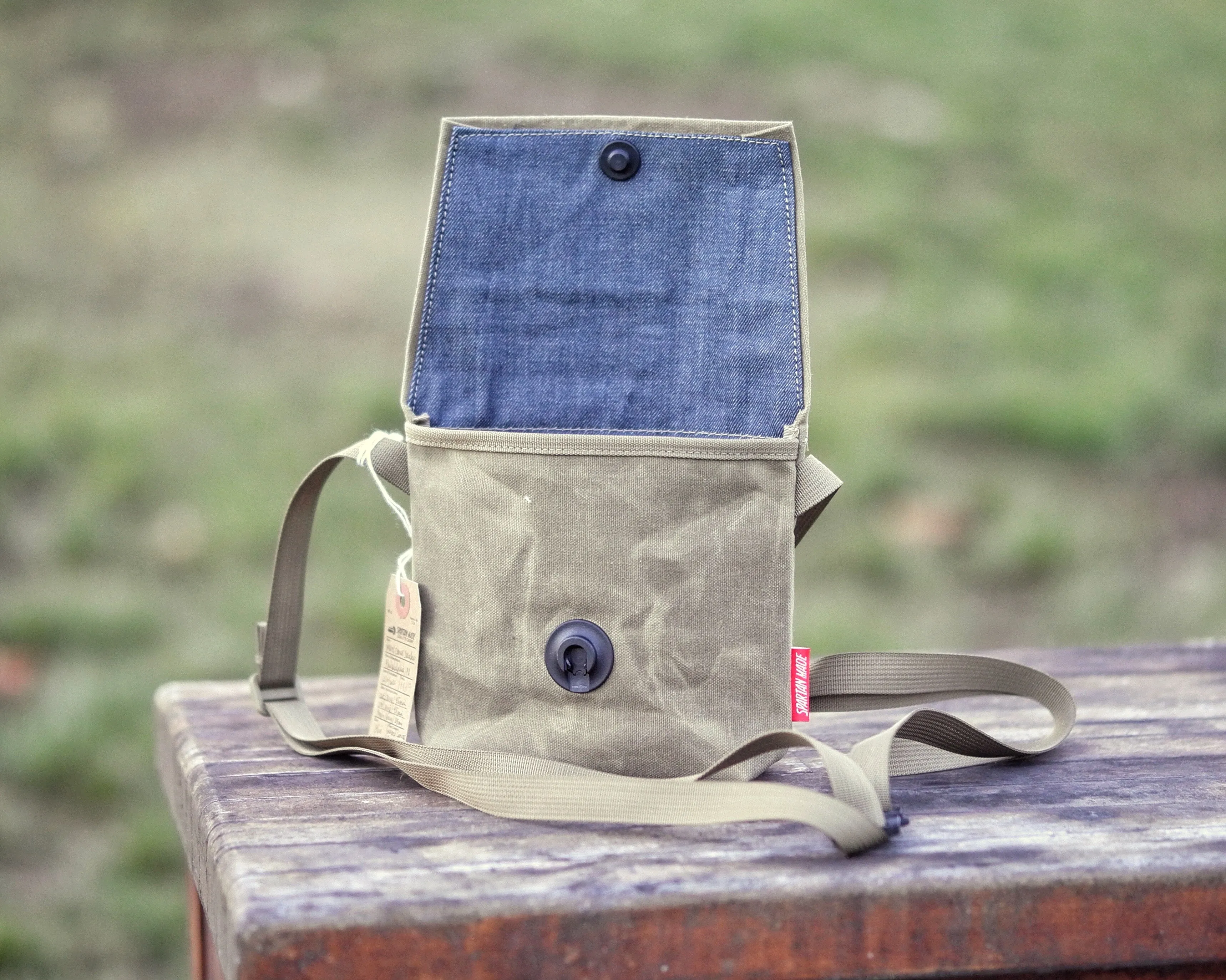 Sacoche in Waxed Canvas