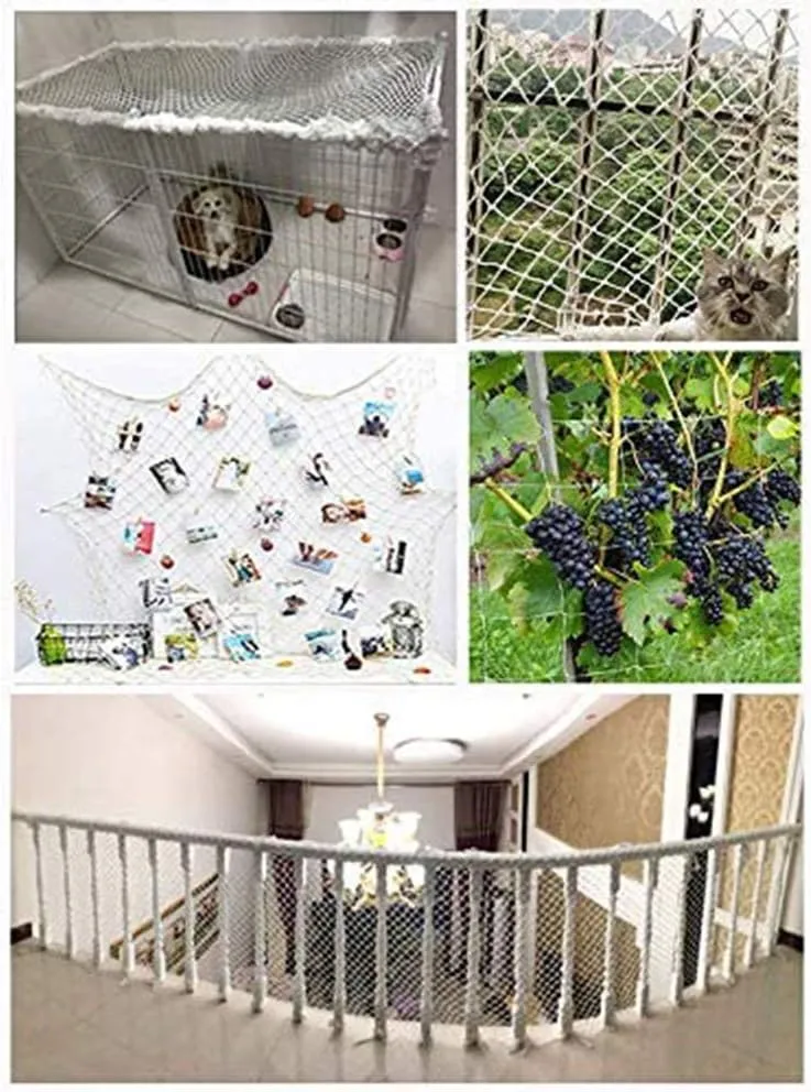 Safe Net,Child Safety Net, Safety Net Child Stairs Balcony, Outdoor Climbing Fence, Playground Safety Net, Truck Cargo Trailer Nettin