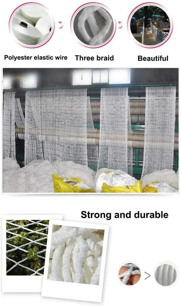 Safe Net,Child Safety Net, Safety Net Child Stairs Balcony, Outdoor Climbing Fence, Playground Safety Net, Truck Cargo Trailer Nettin