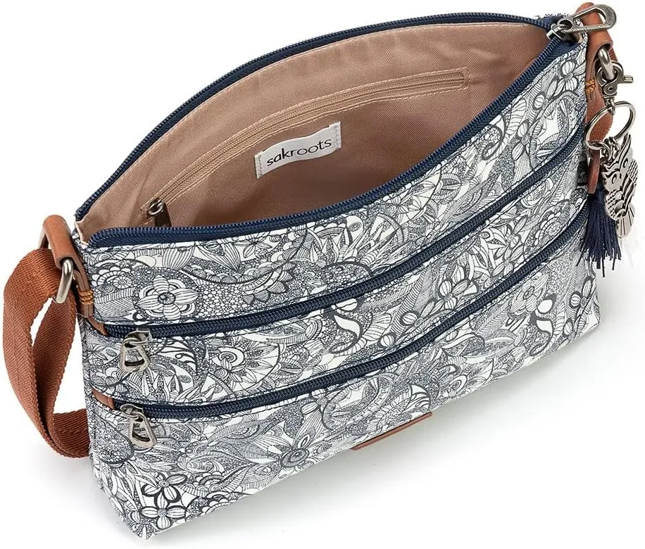 Sakroots Basic Crossbody Bag in Coated Canvas