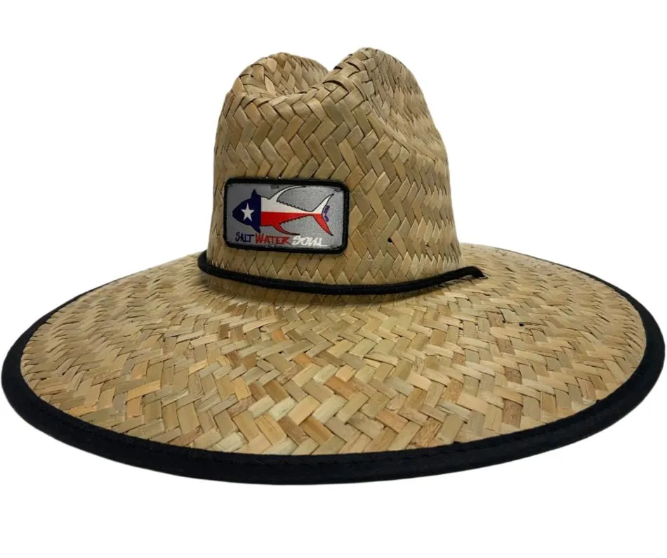 Salt Water Soul Woven Straw Hats w/ Patch