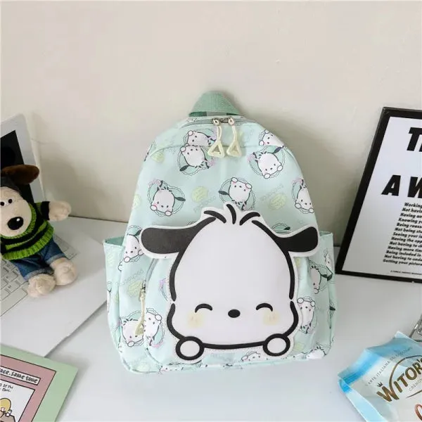 Sanrio Anime Hello Kitty & Friends Backpack - Kawaii Leather Mini School Bag