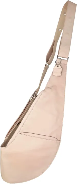 SASH Crossbody Bag - Genuine or Faux Leather Purse for Women - Travel Sling Bag with FRID-Protected Wallet