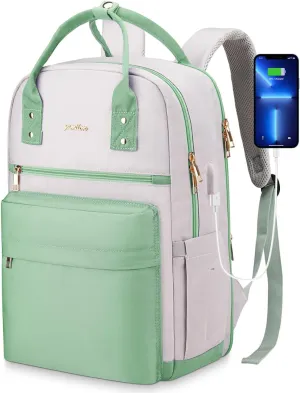 School Backpack for Teens Girls Cute Bookbag Book Bags Laptop Bag,Computer Bags for Women for College Work Office Mochila de Viaje Mujer