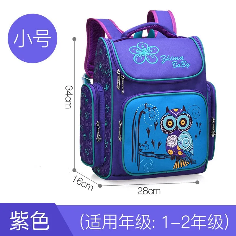School bags for Boys & Girls, Kids Cartoon Schoolbag Primary School backpack