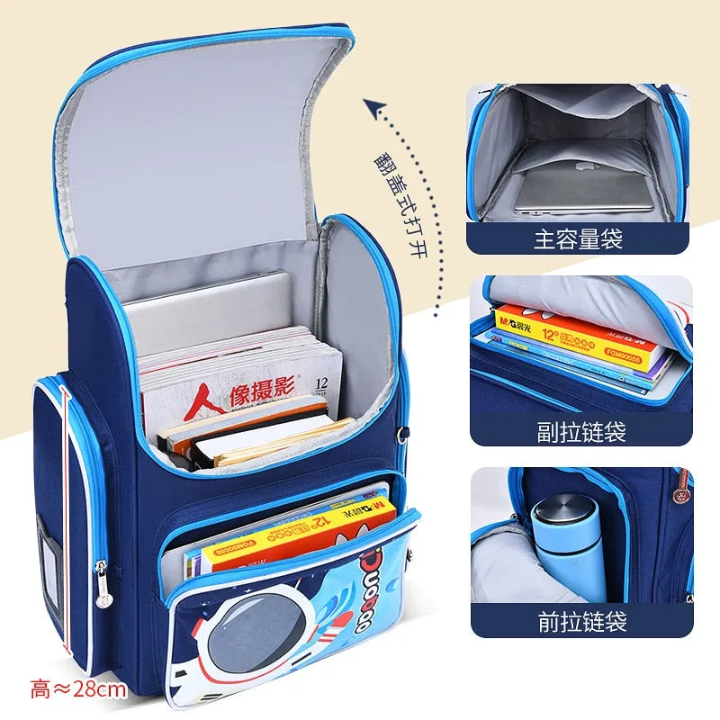 School bags for Boys & Girls, Kids Cartoon Schoolbag Primary School backpack