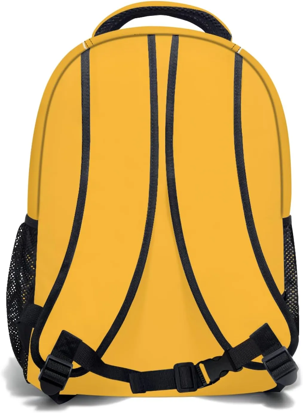 School Bus Backpack Cartoon Fun and Functional Backpack for School Work and Travel 17 Inch (yellow)