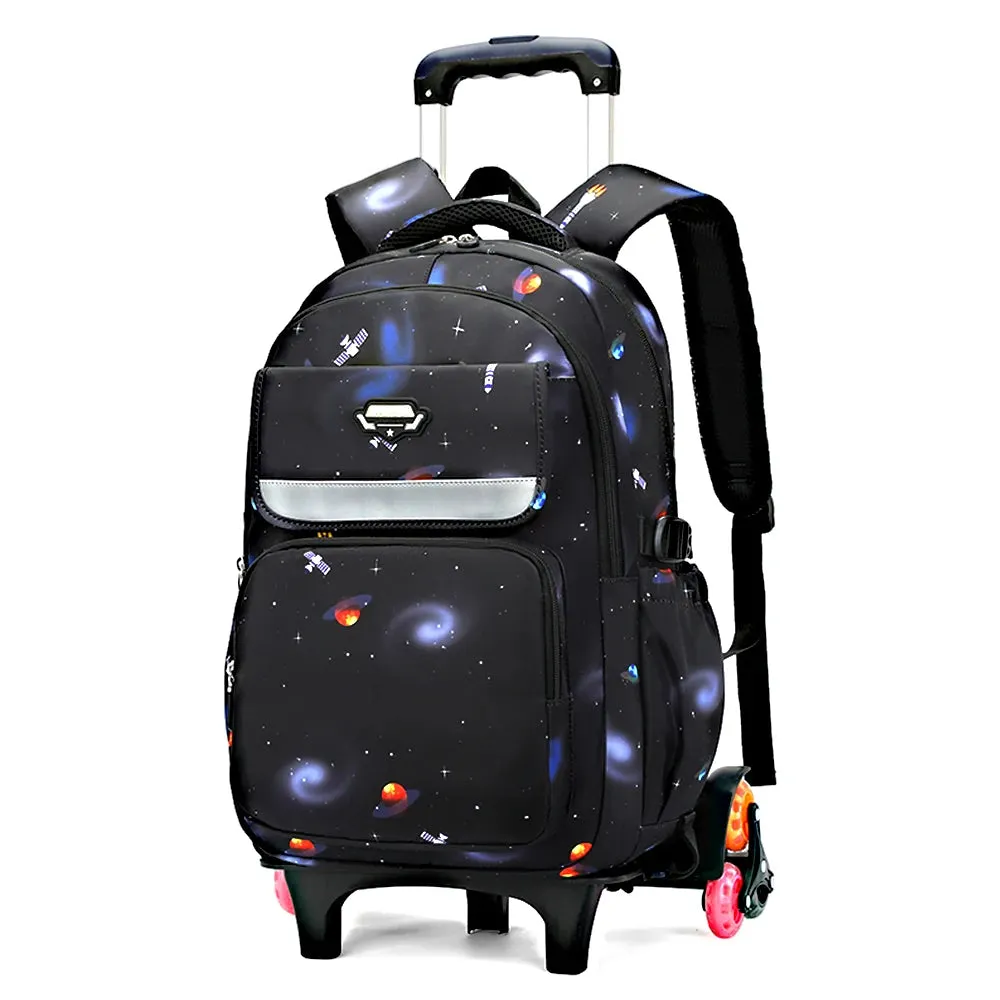 School Trolley Bags for Kids | Girls' Princess Backpack with Wheels