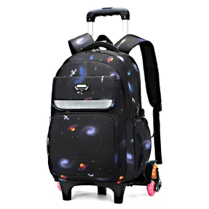 School Trolley Bags for Kids | Girls' Princess Backpack with Wheels