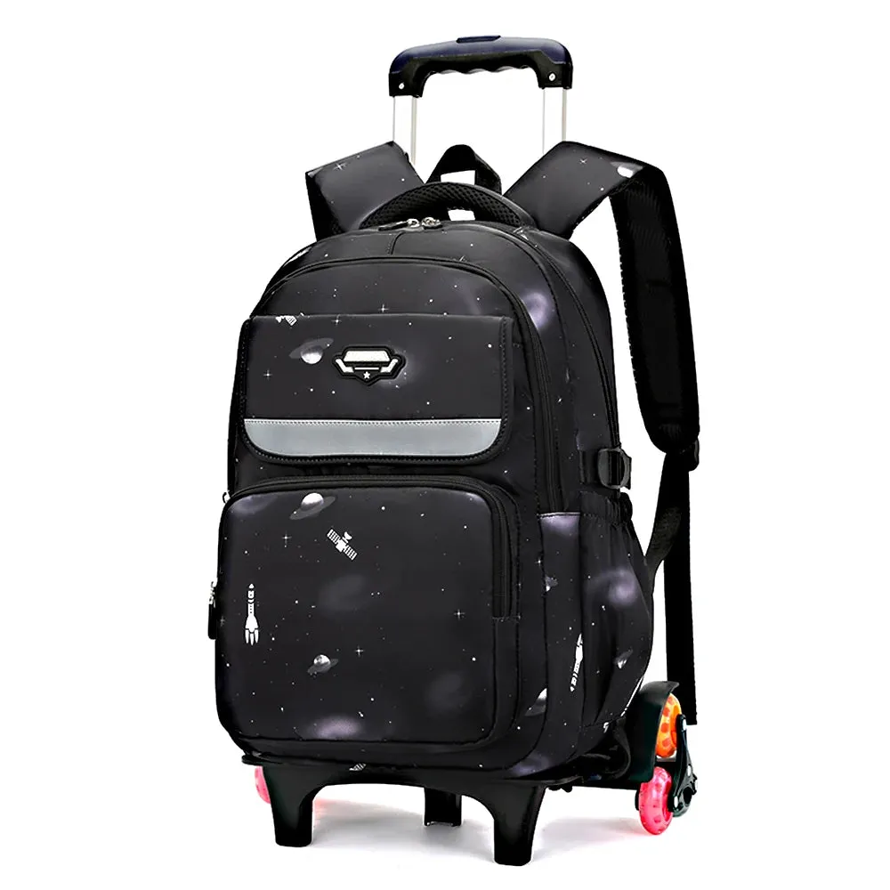 School Trolley Bags for Kids | Girls' Princess Backpack with Wheels