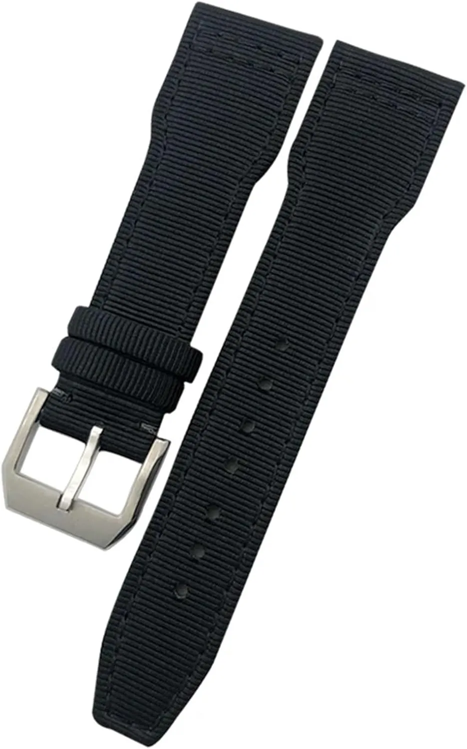 SERDAS 22mm 21mm Nylon Fabric Watchband Suitable for IWC Big Pilot IIW388002 Spitfire Watch Strap Green Canvas Sport Bracelets