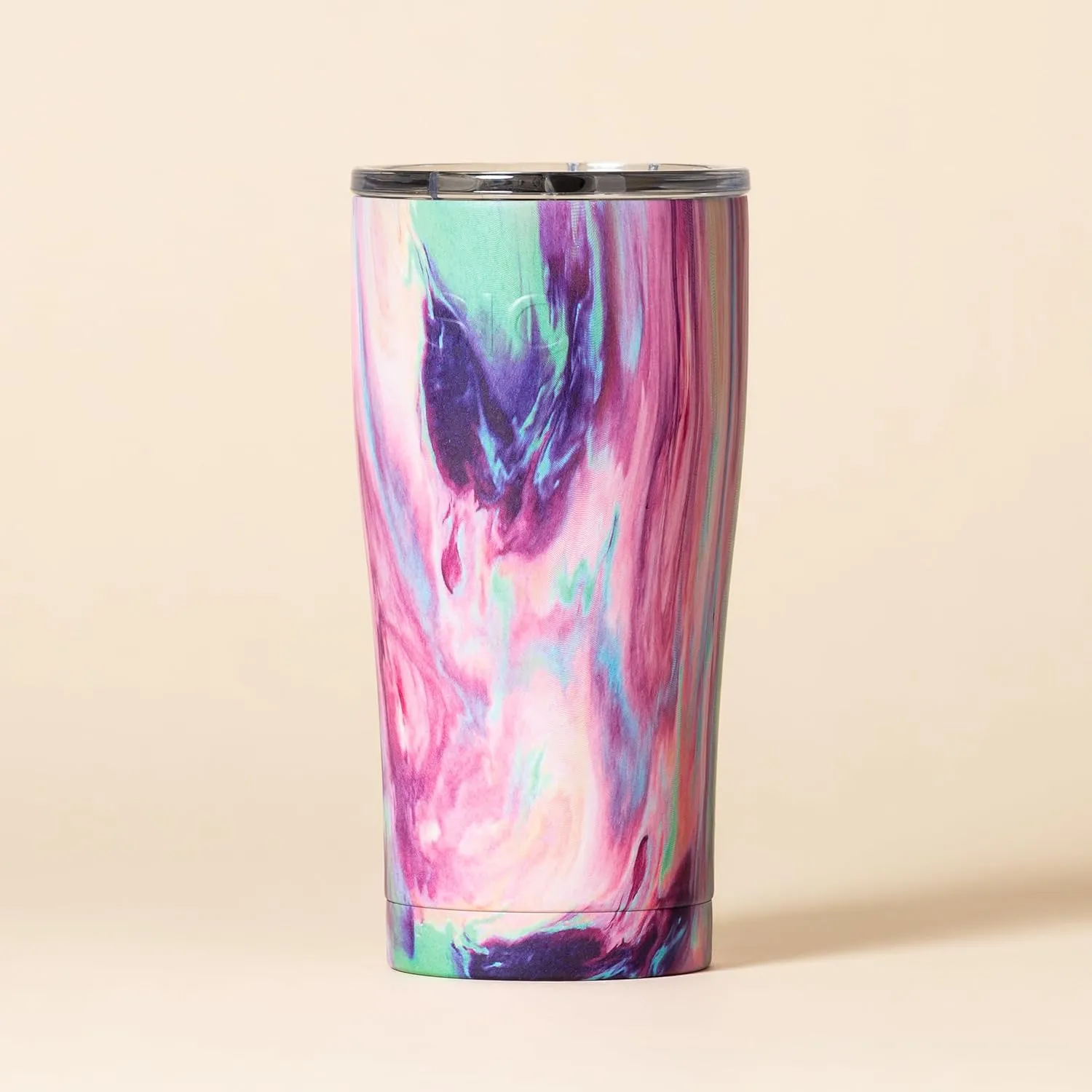 Seriously Ice Cold SIC 20 Oz. Double Wall Vacuum Insulated 18/8 Stainless Steel Travel Tumbler Mug | Powder Coated with Splash Proof BPA Free Lid | Coffee, Tea, Wine, and Cocktails (Cotton Candy)