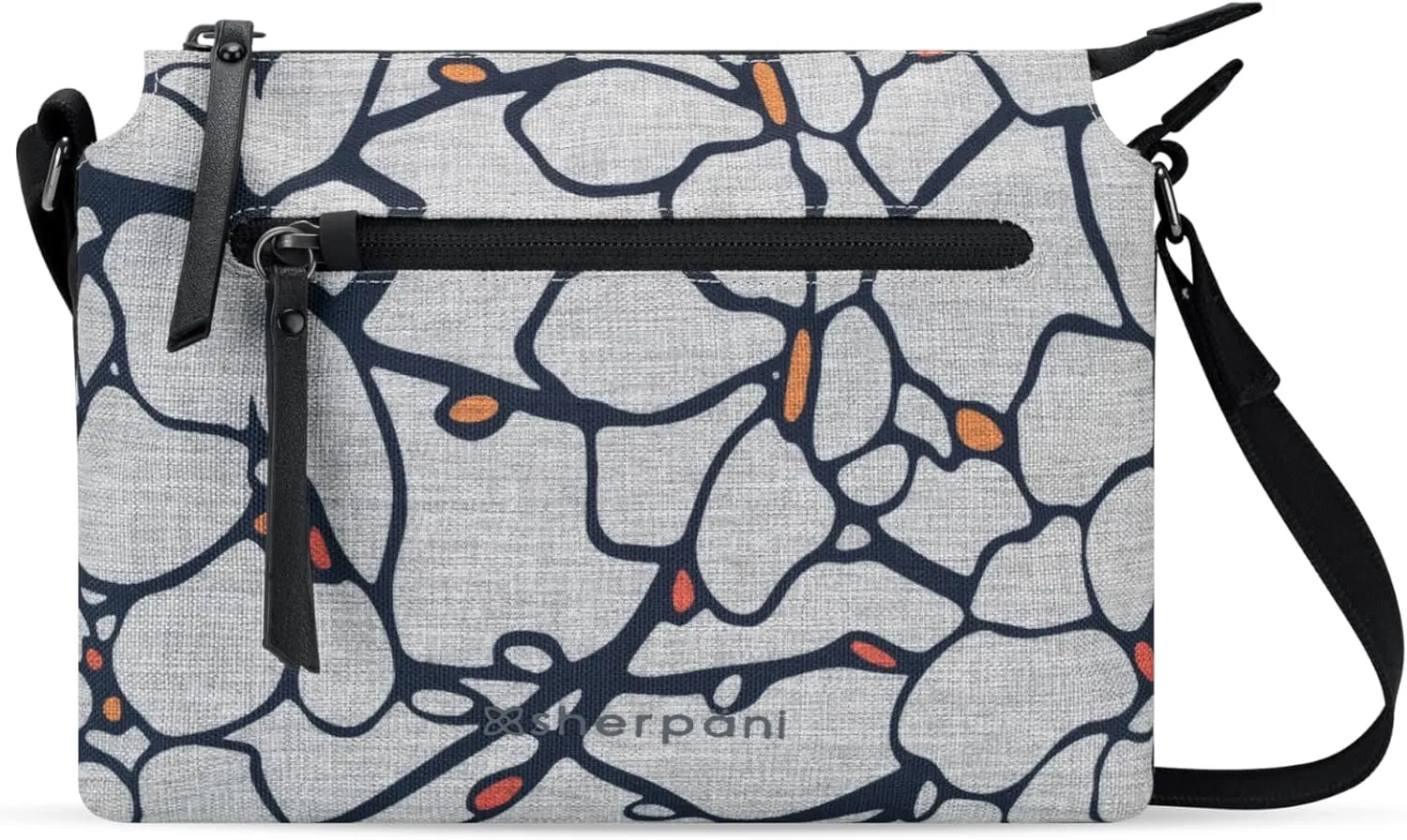 Sherpani Mei, Anti Theft Crossbody Purse, Lightweight Cross Body Bag, Fashion Trio Bag for Women with Metal Hardware