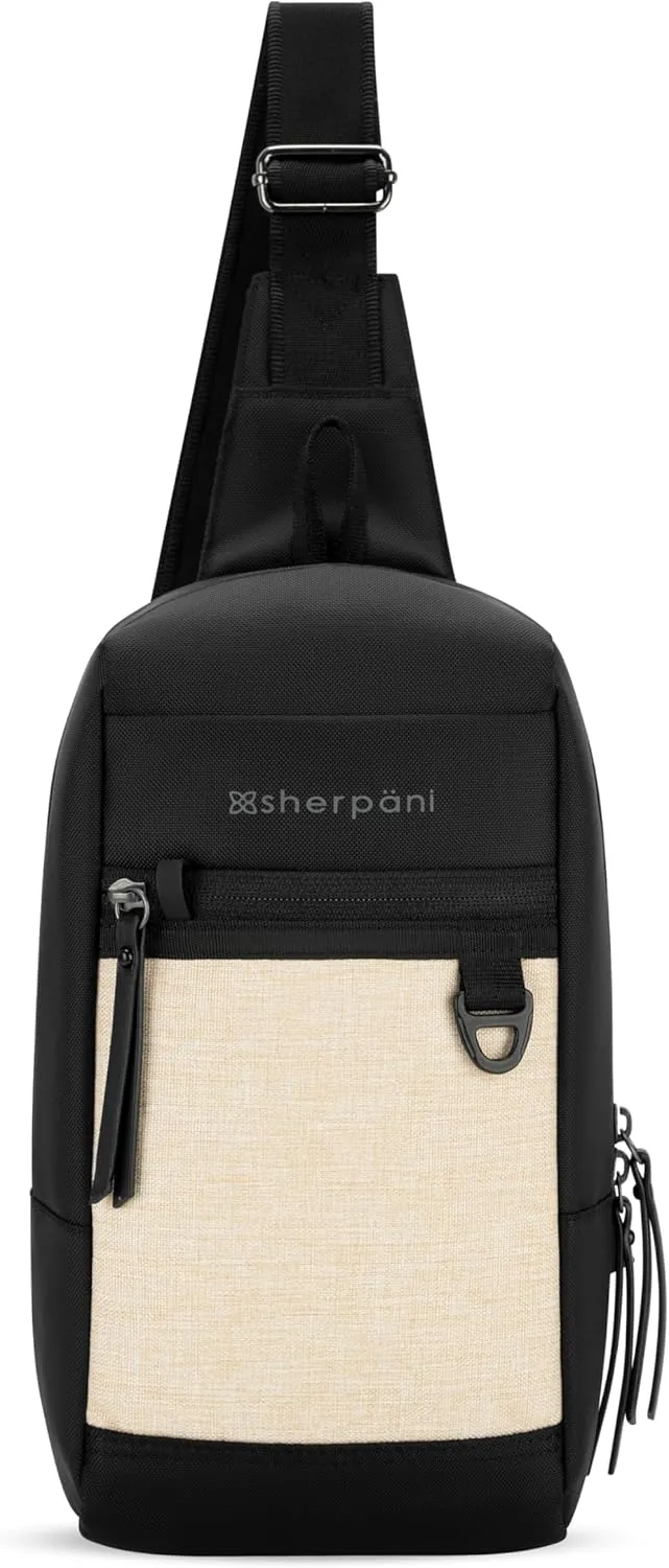 Sherpani Metro, Anti Theft Sling Bag, Sling Backpack, 5L Travel Bag, Chest Bag, Women Shoulder Sling Purse, Crossbody Backpack, Sling Pack, Metal Hardware, Travel Gift for Mothers Day 2025 (Straw)