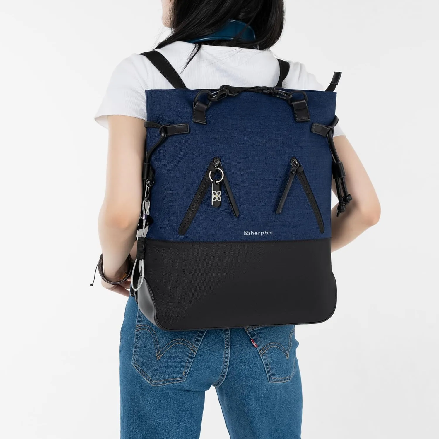 Sherpani Tempest, Anti-Theft Travel Backpack, Teacher Tote Bag, Backpack for Women, Fits 15 Inch Laptop (No Sleeve)