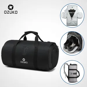 Shoe Capacity Bag Luggage Bag Multifunction with Suit Special edition Waterproof Hand Men Large Bags Trip Pouch Storage Travel Duffle OZUKO Impeccable for