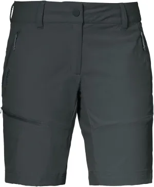 Shorts Toblach2, leichte und kühlende kurze Wanderhose mit elastischem Stoff, vielseitige Outdoor Hose mit optimaler Passform und praktischen Taschen Damen-Asphalt-44