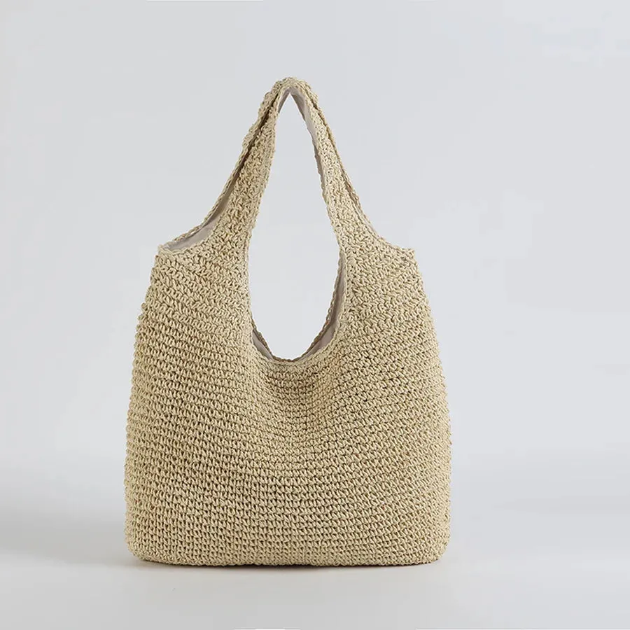 Sienna Elegante Strohtasche für den Strand