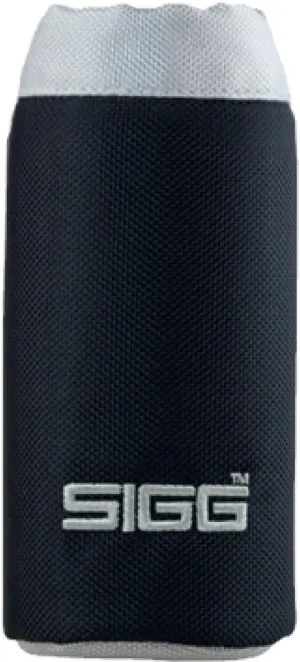 SIGG - Nylon Pouch - Fits Traveller Water Bottle - Extra Insulation & Protection - Black & White