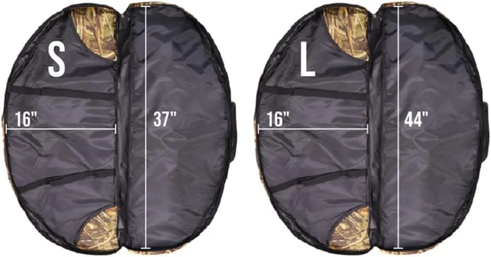 Silfrae Compound Bow Case Soft Bow Padded Case Light-Weight Bow Carry Bag with Arrow Pocket
