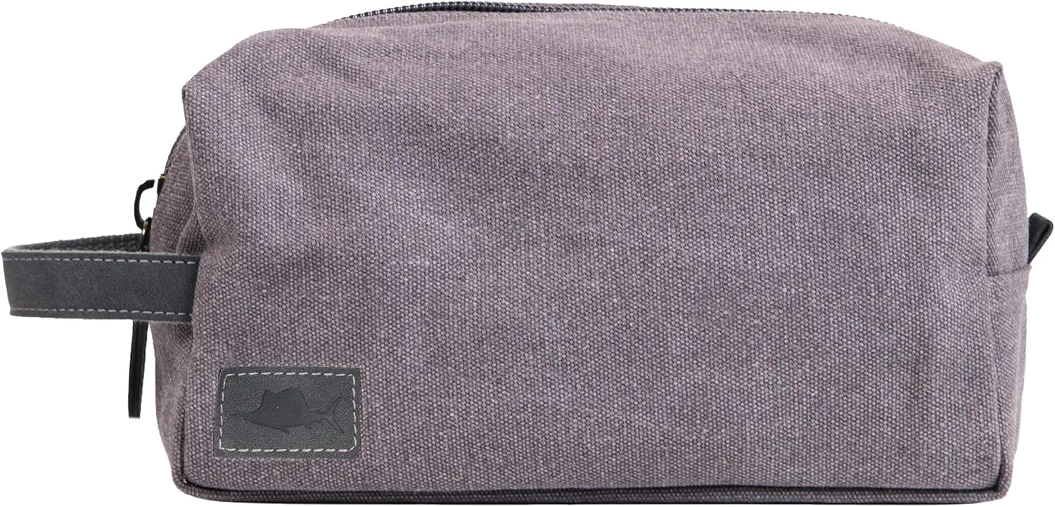 Simply Southern Mens Sailfish Fish Canvas & Leather Travel Case