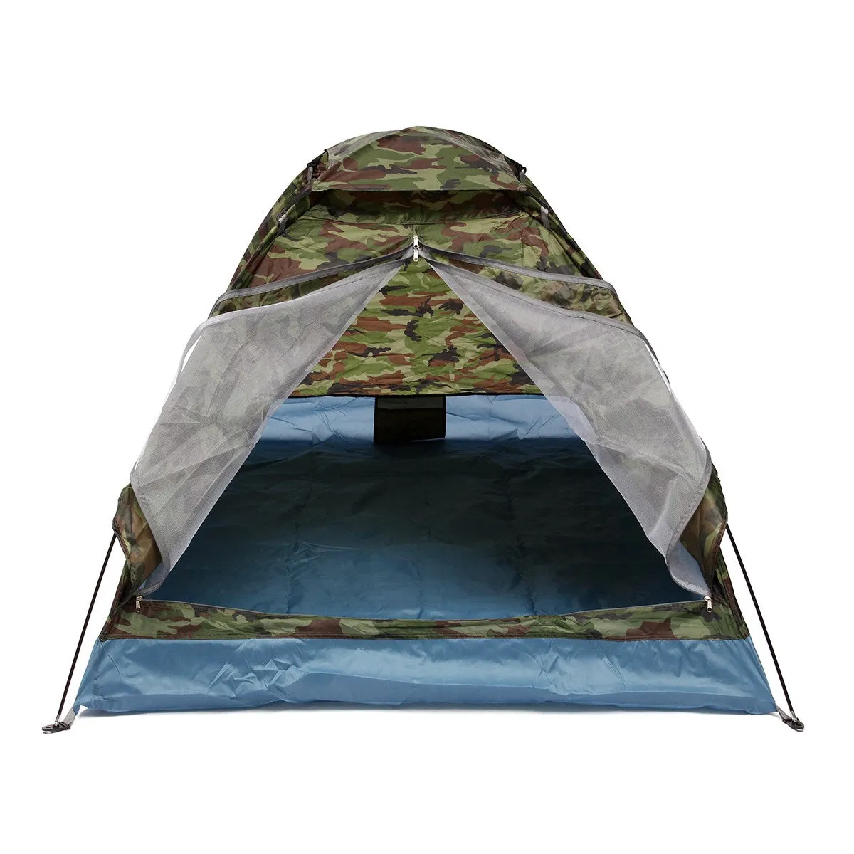 Single Layer Camouflage Camping Hiking Tent