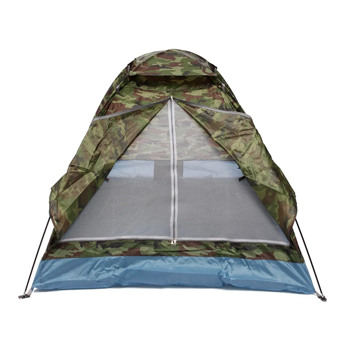 Single Layer Camouflage Camping Hiking Tent