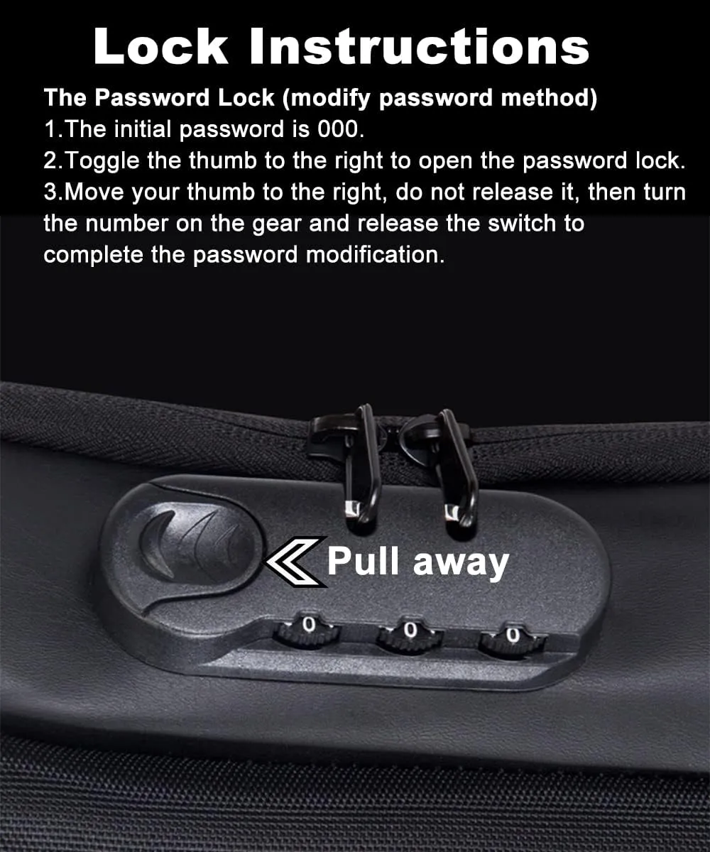Sling Backpack USB Anti-Theft Waterproof Chest Daypack Casual Shoulder Bag (Black)