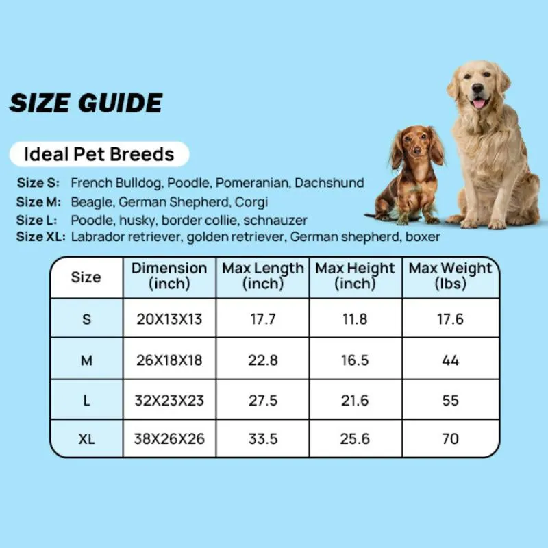 Small 18 Lbs. for Car Crate Outdoor, Dogs Dual Dog Mesh and with Use Doors, Handpicked deal for to Indoor, JOYTUTUS Windows Ideal up Collapsible Carrier Clear communication