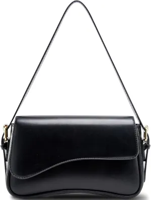 Small Shoulder Bags,Crossbody Purses for Women Vegan Leather Handbag Clutch Hobo Purse with 2 Removable Straps