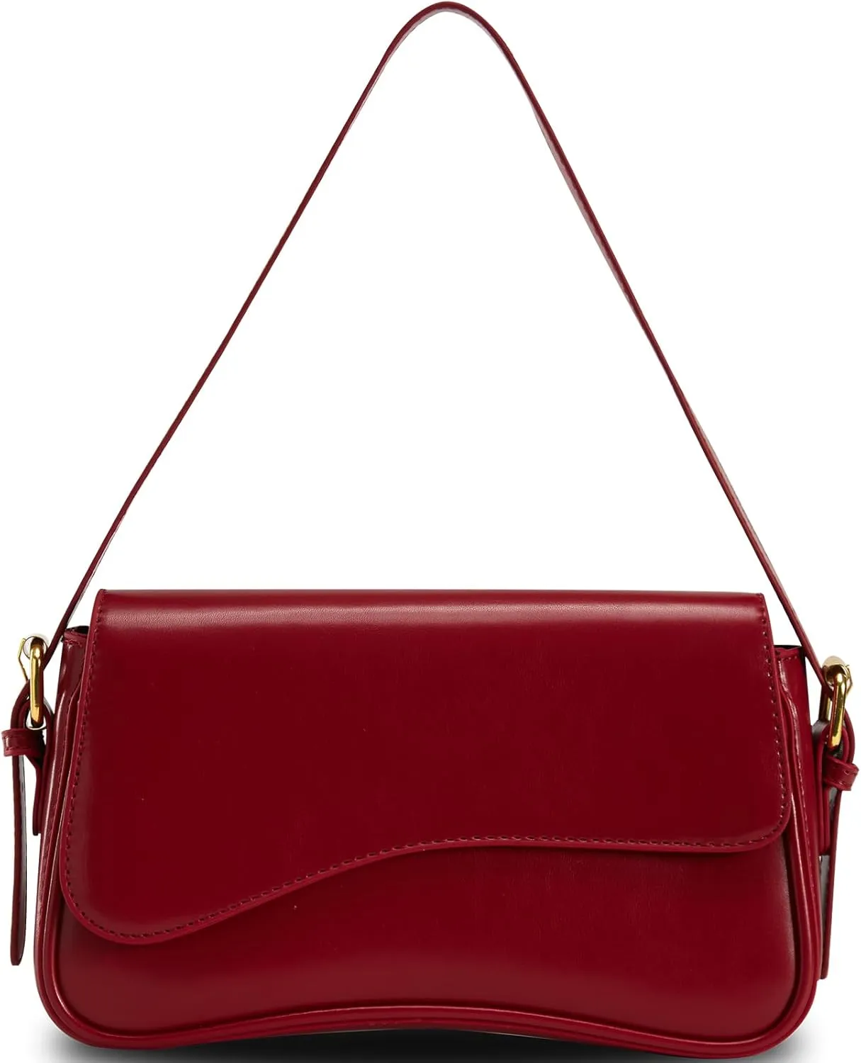 Small Shoulder Bags,Crossbody Purses for Women Vegan Leather Handbag Clutch Hobo Purse with 2 Removable Straps