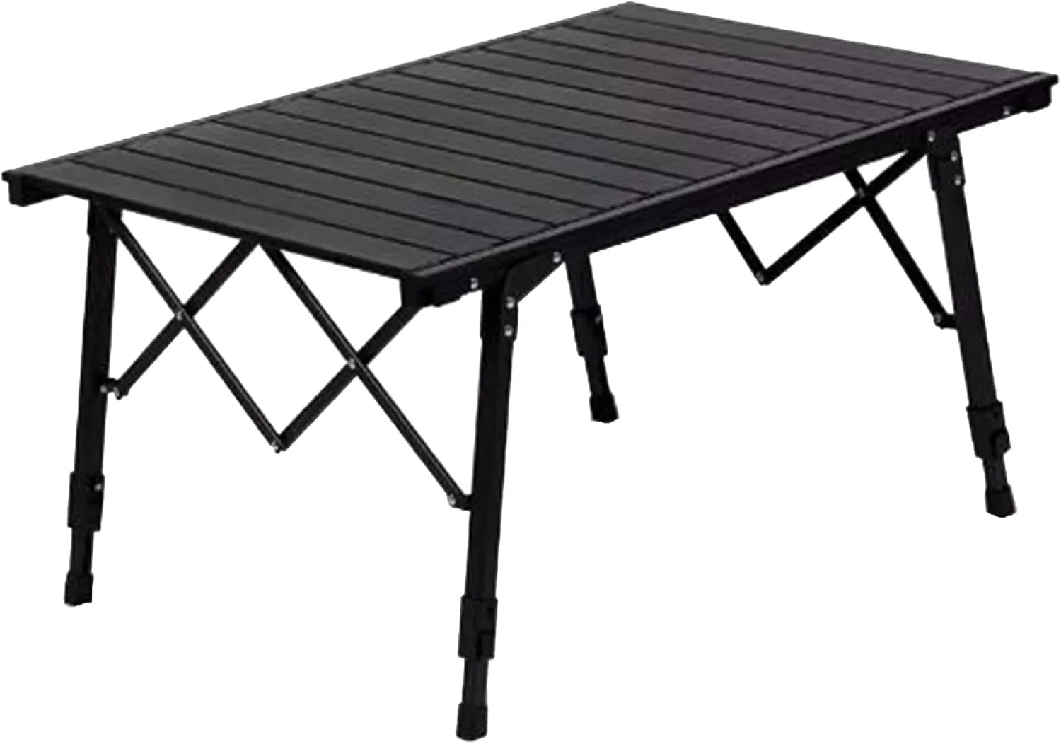 SOBOUR Liftable Camping Table Aluminum Folding Camping Table Roll Up Tables for Camping with Storage Bag Outdoor Portable Design