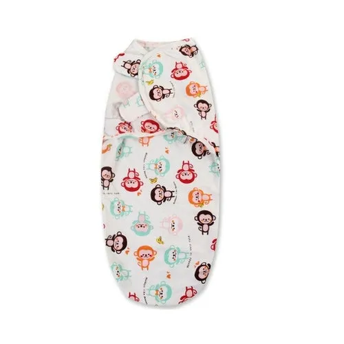 Soft Cotton Baby Swaddle Blanket Newborn Infant Cartoon Printed