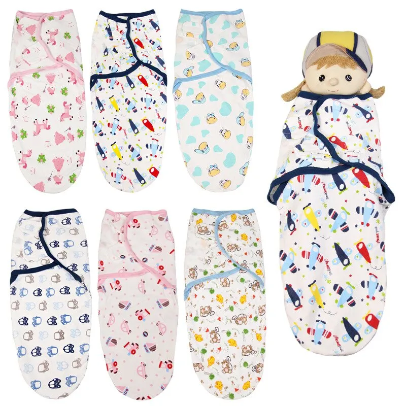 Soft Cotton Baby Swaddle Blanket Newborn Infant Cartoon Printed